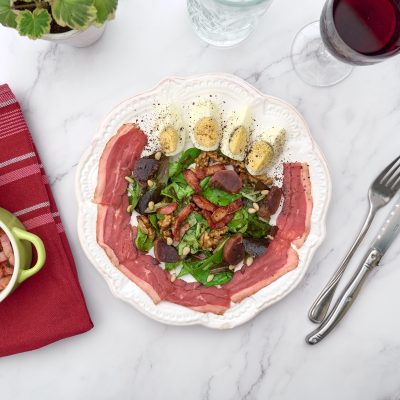 Salade de Gésiers de Canard Confits