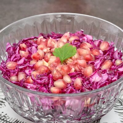 Salade de Chou Rouge et Grenade